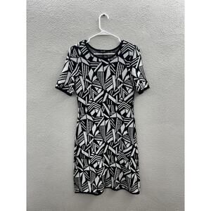 Laundry By Shelli Segal Womens Dress Size Small Abstract Short Sleeve Dress